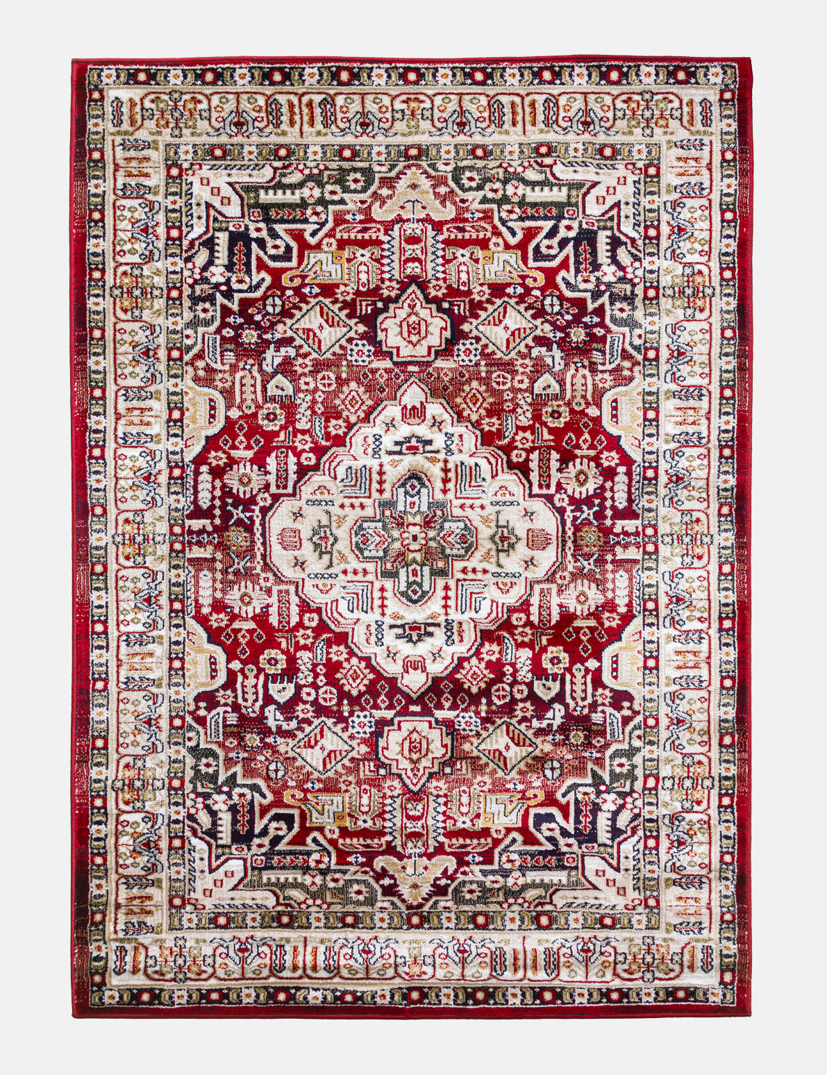 Aziza Medallion - Red rug from The Mattress Store Ireland