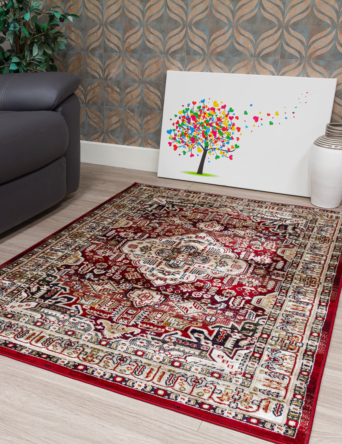 Aziza Medallion - Red rug, photo 5