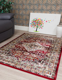 Aziza Medallion - Red rug, photo 5