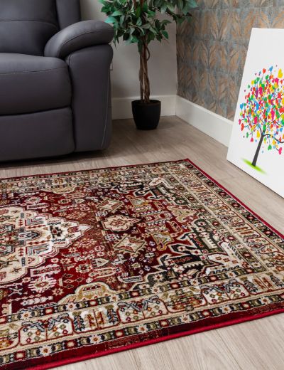 Aziza Medallion - Red