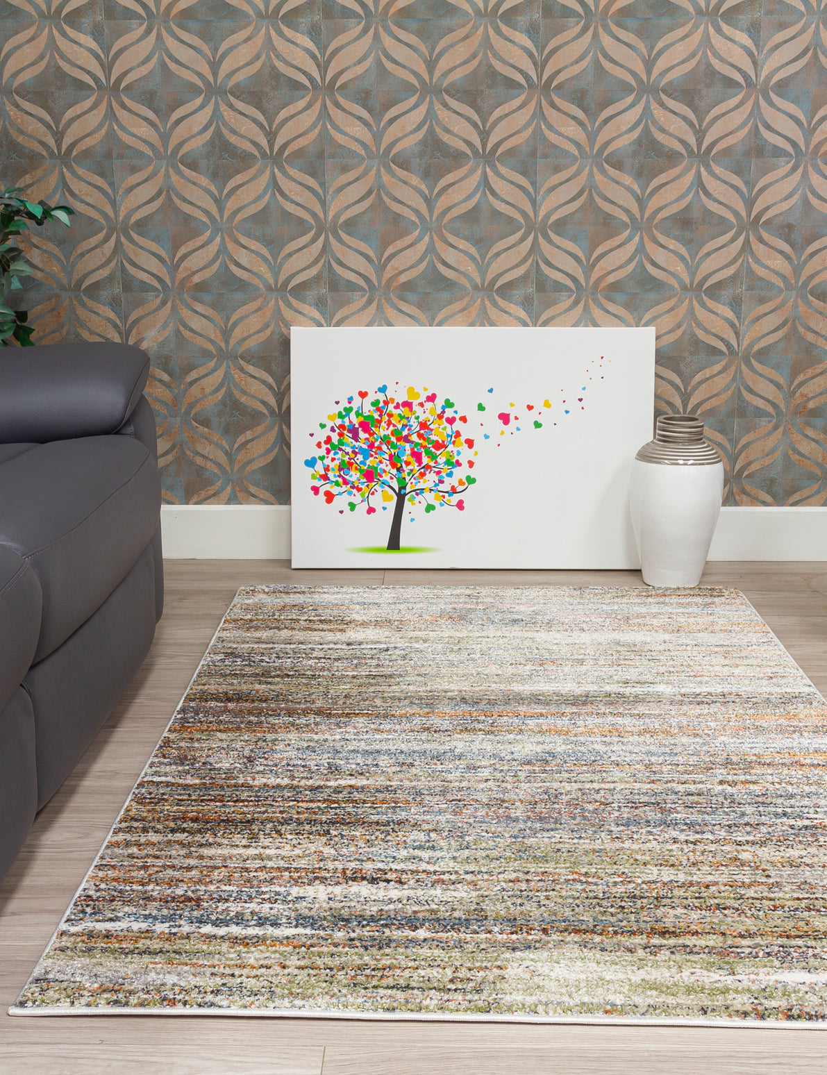 Verdi Brushstrokes rug from The Mattress Store Ireland