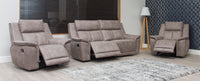 Barello 3 seater + 2 chairs in Brown Grey
