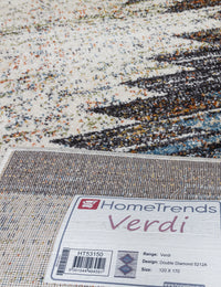 Verdi Double Diamond rug, 200 x 300 cm size