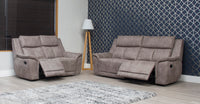 Barello 3 seater + 2 seater in Brown Grey