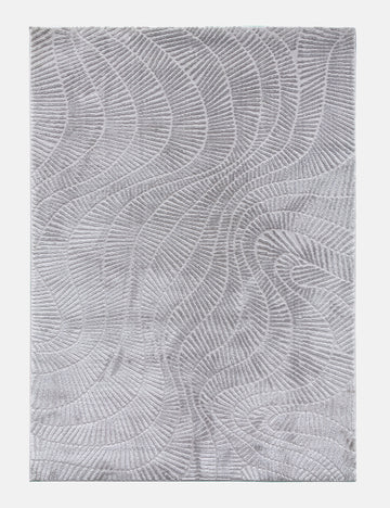 Elements Zahara - Grey rug from The Mattress Store Ireland