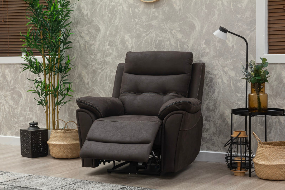 Skye Charcoal sofa, detail