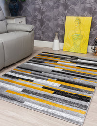 Samba Levels - Ochre rug, 120 x 170 cm size