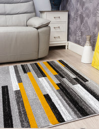 Samba Levels - Ochre rug, 160 x 220 cm size