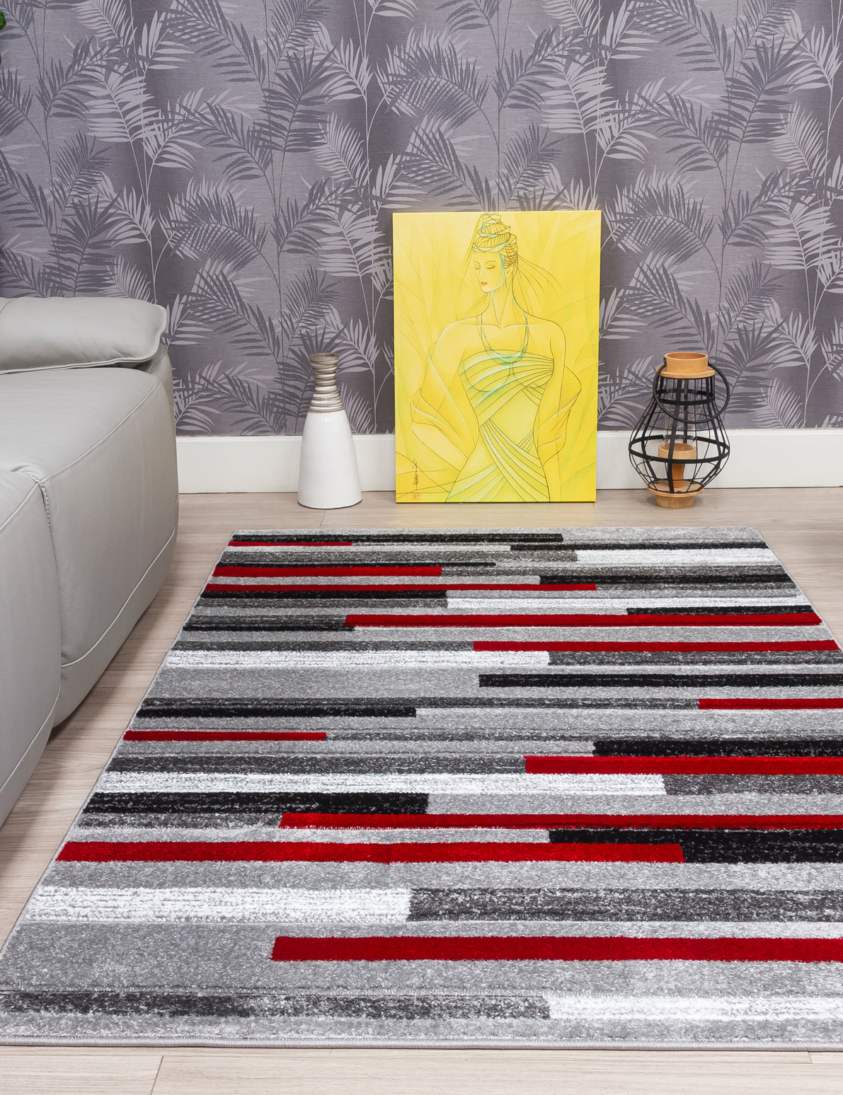 Samba Levels - Red rug, 80 x 150 cm size