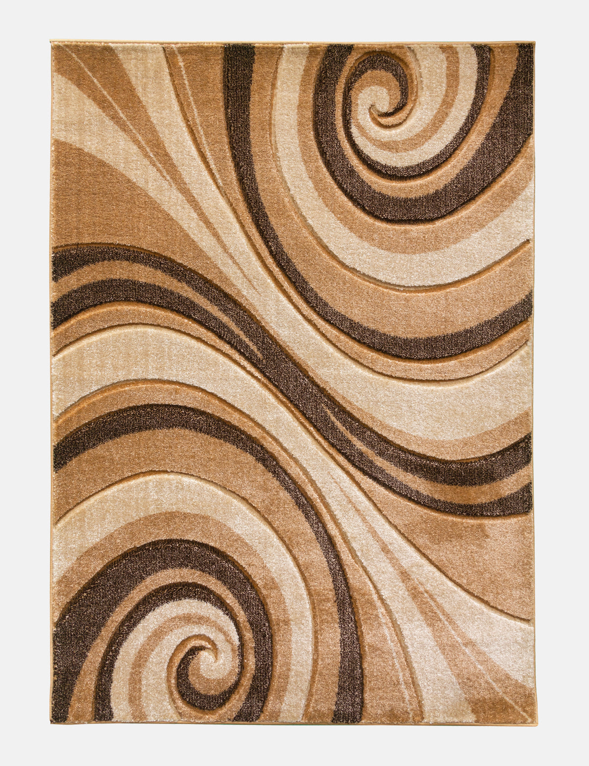 Samba Spirals - Beige rug from The Mattress Store Ireland