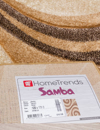 Samba Spirals - Beige rug, 200 x 300 cm size