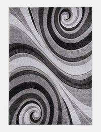 Samba Spirals - Grey rug from The Mattress Store Ireland