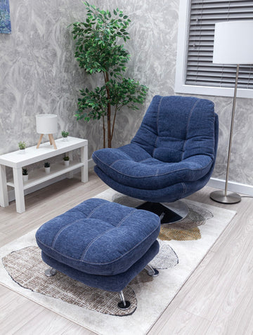 Occasional Axis Nature Sapphire Blue occasional chair