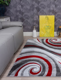 Samba Spirals - Red rug, photo 5
