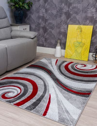 Samba Spirals - Red