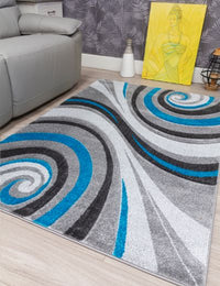 Samba Spirals - Teal