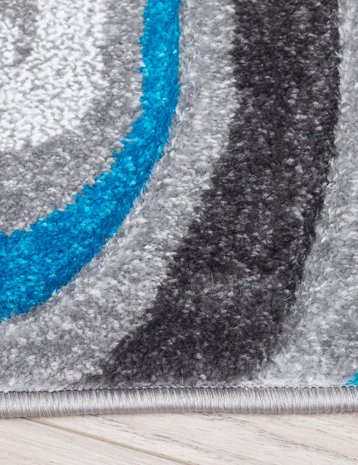 Samba Spirals - Teal rug, photo 11