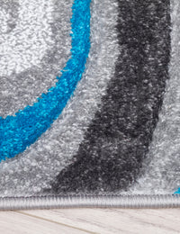 Samba Spirals - Teal rug, photo 11