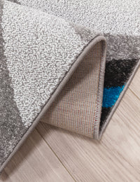 Samba Spirals - Teal rug, photo 4