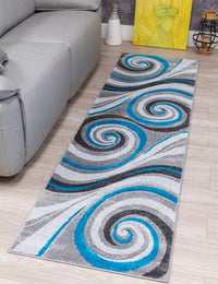 Samba Spirals - Teal