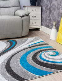 Samba Spirals - Teal