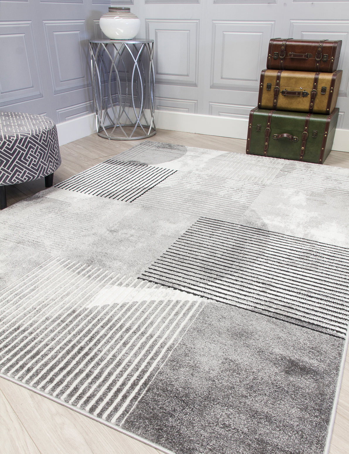 Casino Geo - Grey rug, photo 6