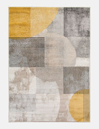 Casino Geo - Ochre rug from The Mattress Store Ireland