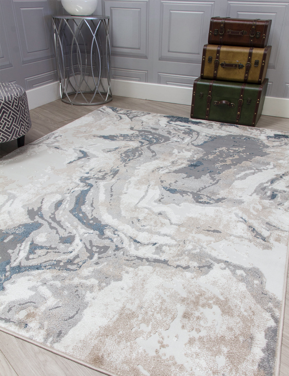 Casino Marble - Blue rug, photo 6