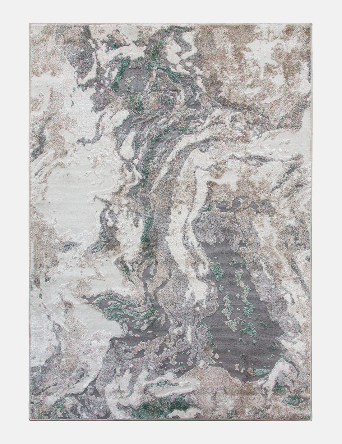 Casino Marble - Green rug from The Mattress Store Ireland