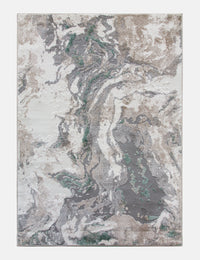 Casino Marble - Green rug from The Mattress Store Ireland