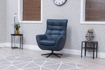 Occasional Orbit Navy occasional chair