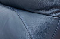 Torino Navy leather sofa, photo 10