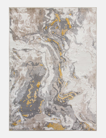 Casino Marble - Ochre rug from The Mattress Store Ireland