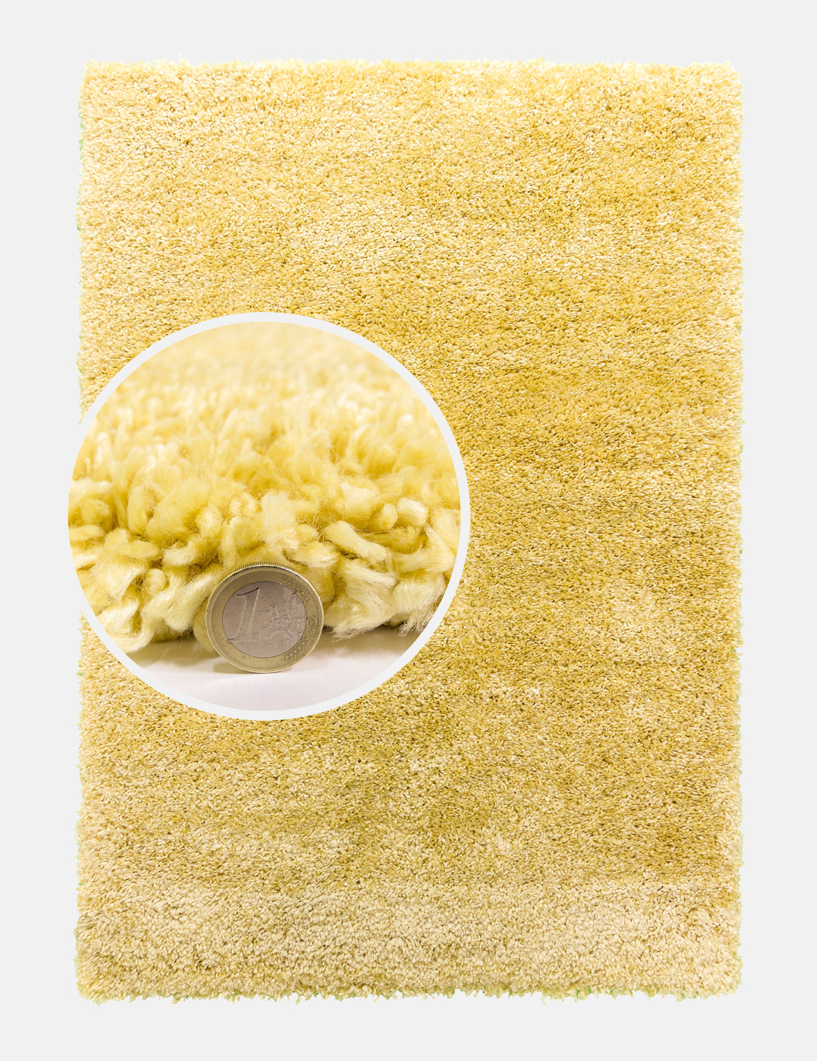 Dreams Shaggy - Yellow rug from The Mattress Store Ireland