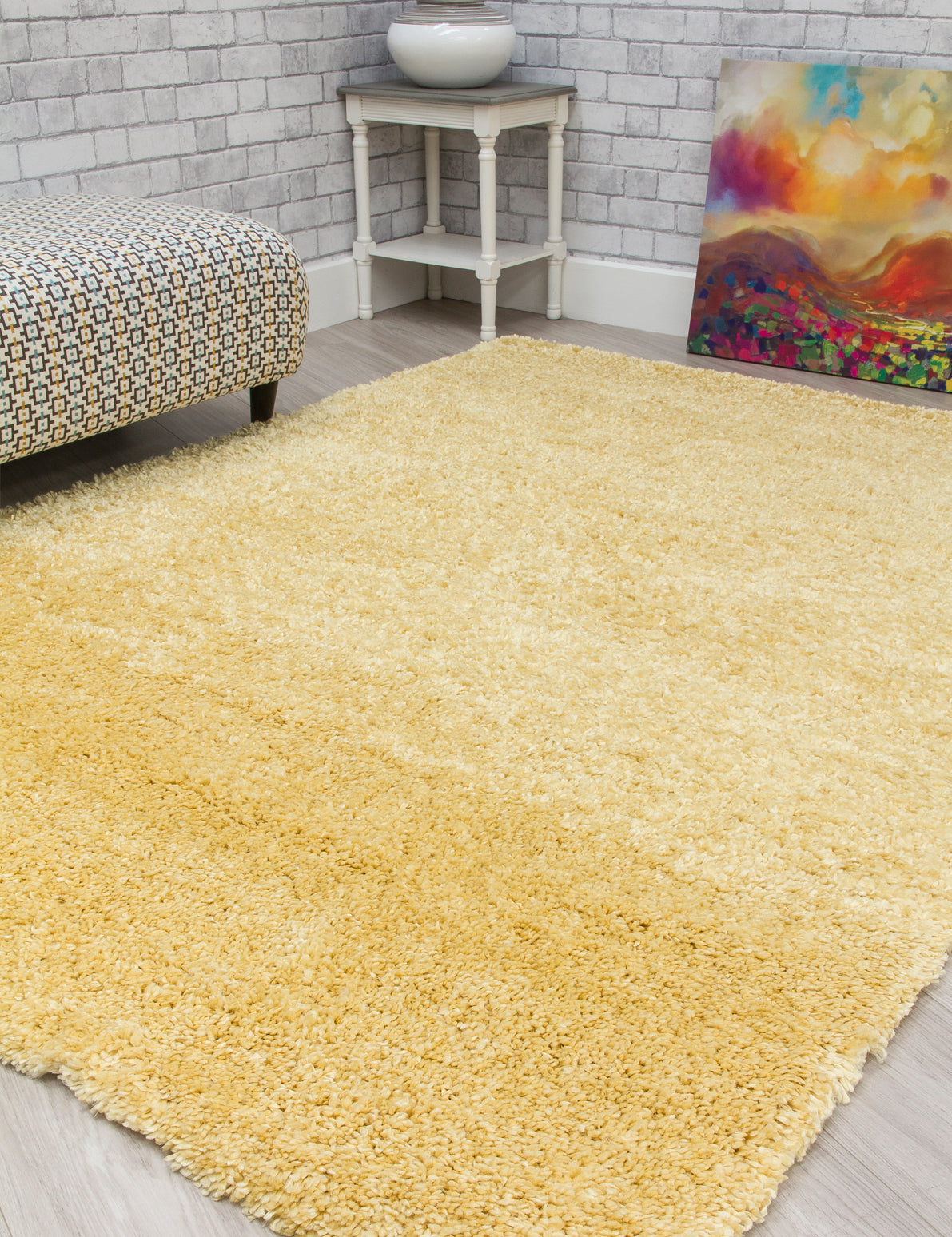 Dreams Shaggy - Yellow rug, 160 x 220 cm size