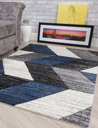 Impulse Chevron - Navy rug, photo 6