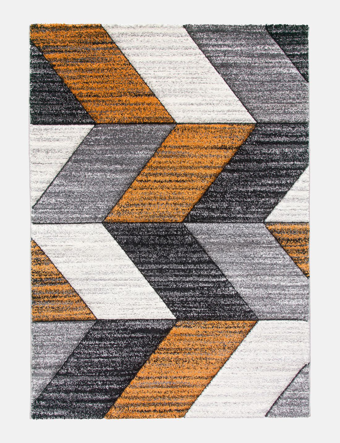 Impulse Chevron - Pumpkin rug from The Mattress Store Ireland