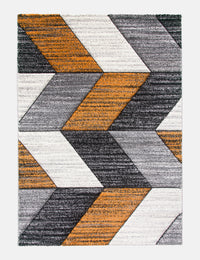 Impulse Chevron - Pumpkin rug from The Mattress Store Ireland