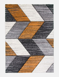 Impulse Chevron - Pumpkin rug from The Mattress Store Ireland
