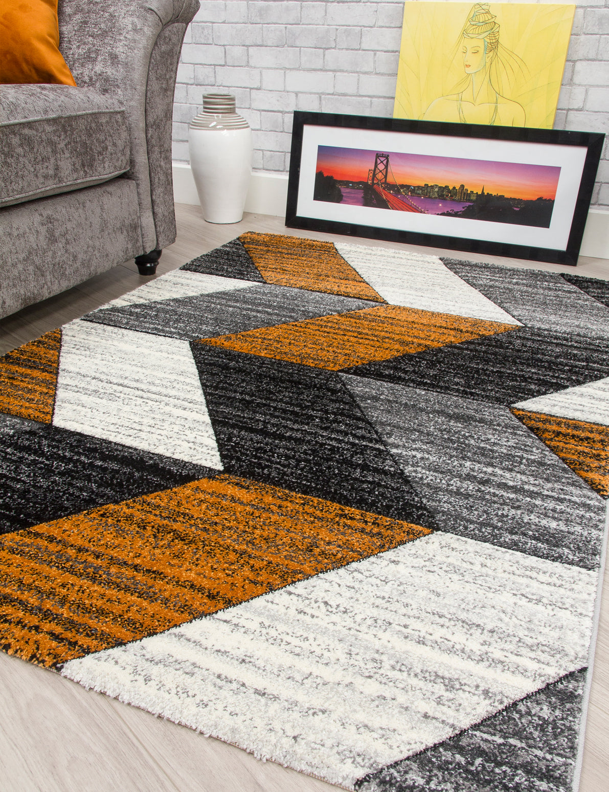 Impulse Chevron - Pumpkin rug, photo 6