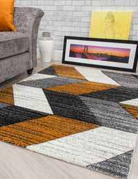 Impulse Chevron - Pumpkin rug, 120 x 170 cm size