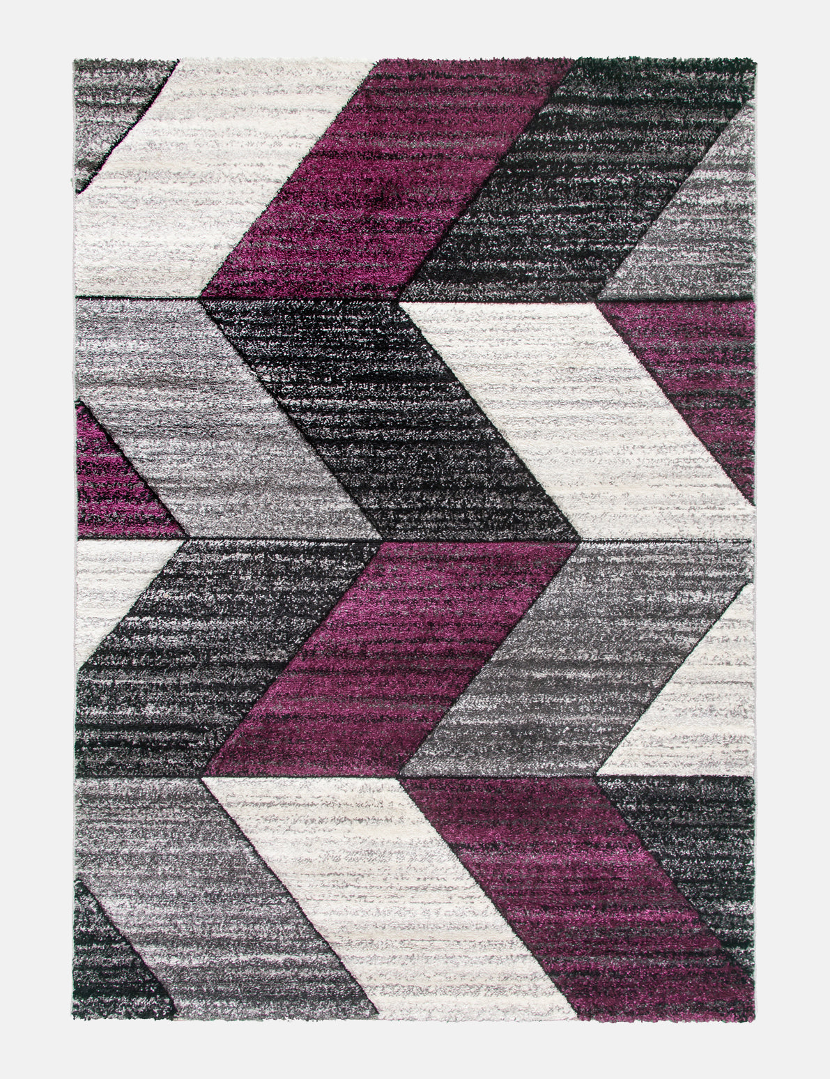 Impulse Chevron - Purple rug from The Mattress Store Ireland
