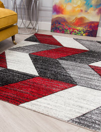 Impulse Chevron - Red rug, 120 x 170 cm size