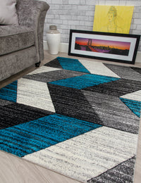 Impulse Chevron - Teal rug, photo 6