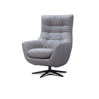 Pandora Half Leather - Pearl Grey corner sofa, photo 12