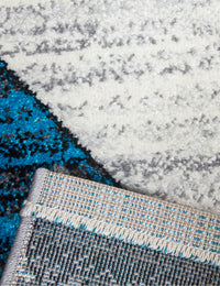Impulse Chevron - Teal rug, photo 3