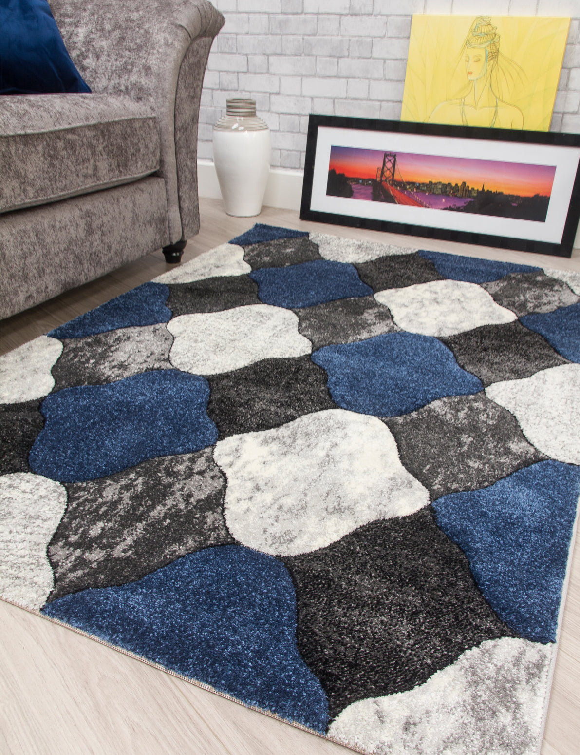 Impulse Coblo - Navy rug, photo 6