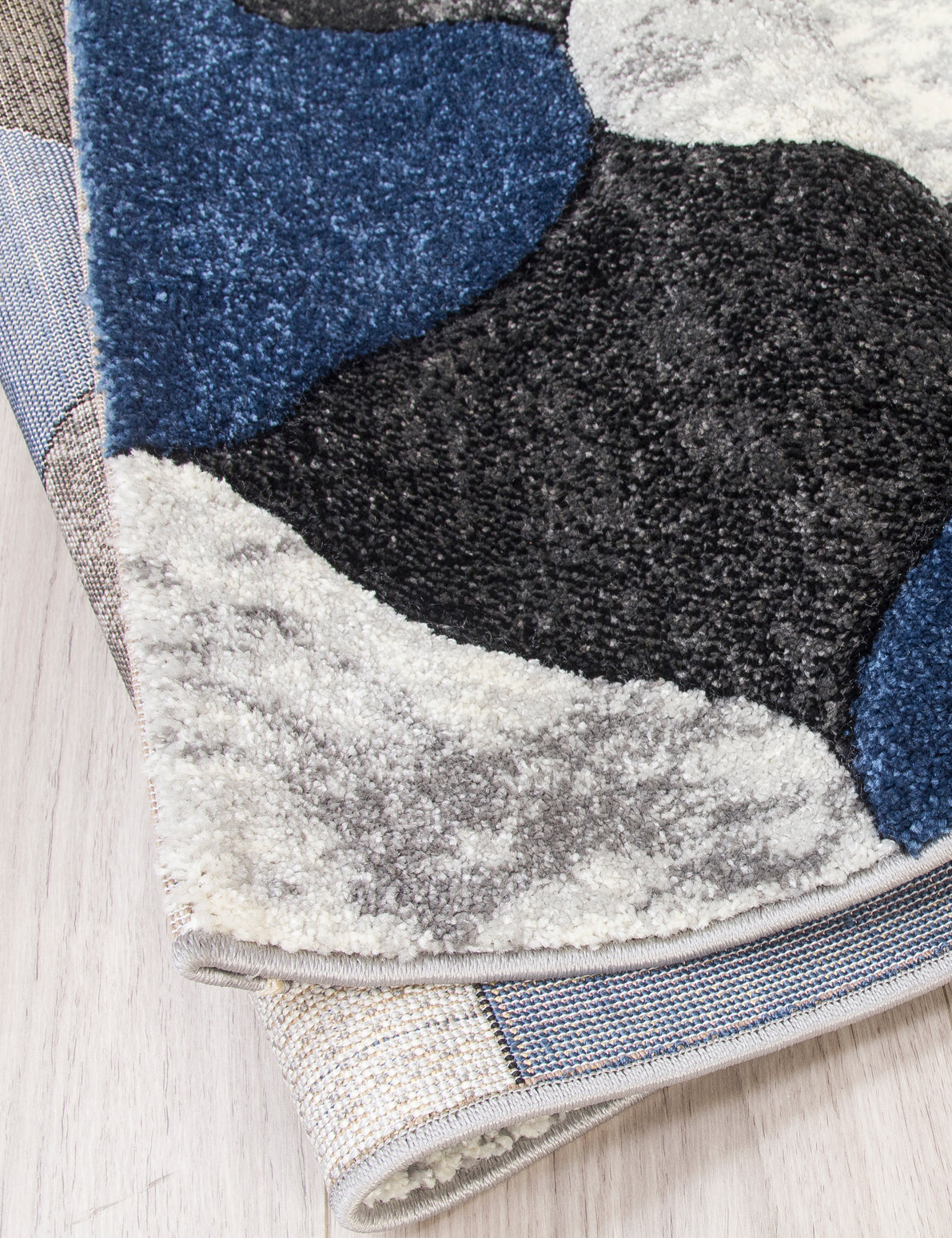 Impulse Coblo - Navy rug, 67 x 240 cm size