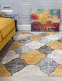 Impulse Coblo - Ochre rug, 80 x 150 cm size
