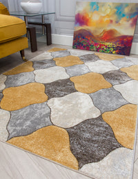 Impulse Coblo - Ochre rug, 120 x 170 cm size